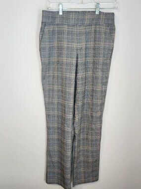 Time and Tru Plaid Pull-On Pants Elastic Waist S 4-6